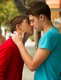 When Luke Allen and Hunter Page spot each other on a busy street